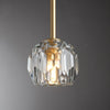 Dorian Modern Crystal Island Pendant Light, Pendnat Light Over Kitchen Table