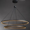 Declan Modern Black Chandelier, Upscale Lighting Fixtures For Living Room