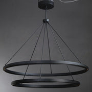 Declan Modern Black Chandelier, Upscale Lighting Fixtures For Living Room