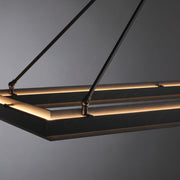 Declan Modern Black Chandelier, Upscale Lighting Fixtures For Living Room