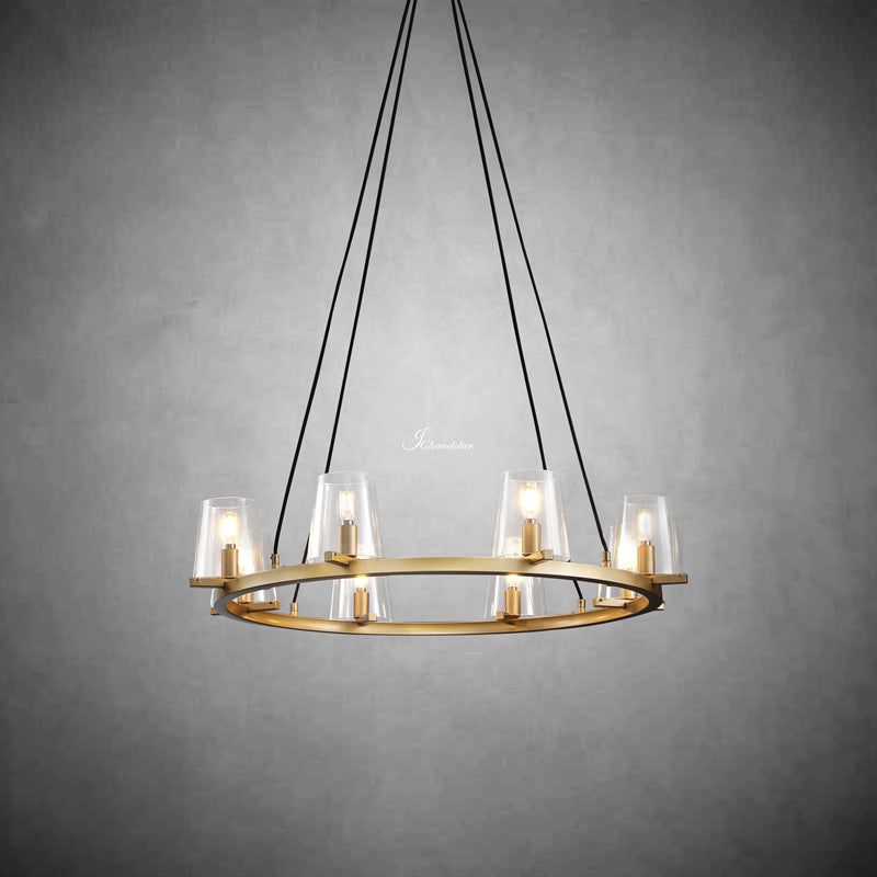 Paricia Glass Round Chandelier 36", 48", 60"