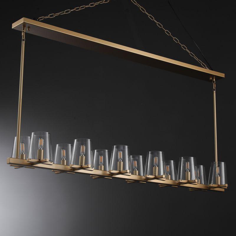 Paricia Modern Linear Chandelier 49"60"