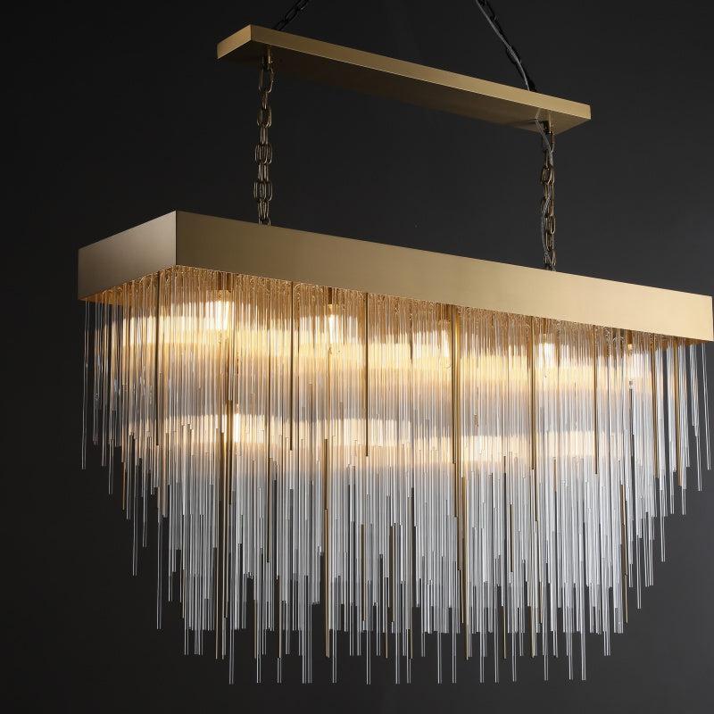 Casa Rectangular Chandelier 54"