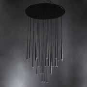 Lucian Modern Round Chandelier 18", 24", 30", 48", Chandelier for Living Room, Staircase Light