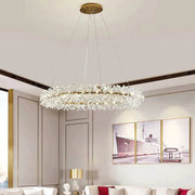 Blus Lighting Luxury Isabel Ring Crystal Chandelier