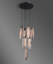 Chartier 10 Light Circular Chandelier