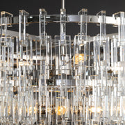 Calista Modern Luxury Round K9 Crystal Chandelier 36", 48", 60", Living Room Chandelier