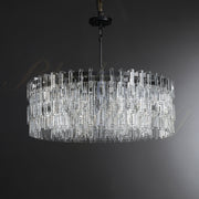 Calista Modern Luxury Round K9 Crystal Chandelier 36", 48", 60", Living Room Chandelier