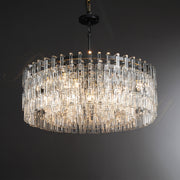 Calista Modern Luxury Round K9 Crystal Chandelier 48"