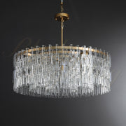 Calista Modern Luxury Round K9 Crystal Chandelier 36", 48", 60", Living Room Chandelier