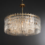 Calista Modern Luxury Round K9 Crystal Chandelier 36", 48", 60", Living Room Chandelier