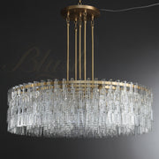 Calista Modern Luxury Round K9 Crystal Chandelier 36", 48", 60", Living Room Chandelier