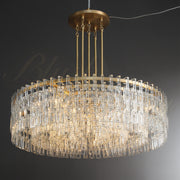 Calista Modern Luxury Round K9 Crystal Chandelier 36", 48", 60", Living Room Chandelier