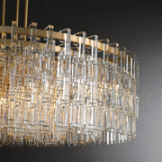 Calista Modern Luxury Round K9 Crystal Chandelier 60"