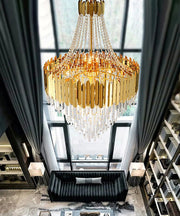 Blus Lighting Kubica Crystal Chandelier