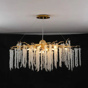 Kanew white branch chandelier