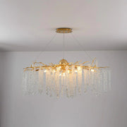 Kanew white branch chandelier