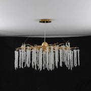 Kanew white branch chandelier