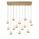 Kimma Lights Linear LED Chandelier-Chandelier-Blushlighting