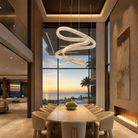 LED Rod Chandelier