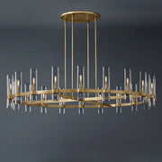 Lavelle Round Glass Chandelier 60"