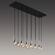 Blus Lighting Luxury Linear Crystal Chandelier