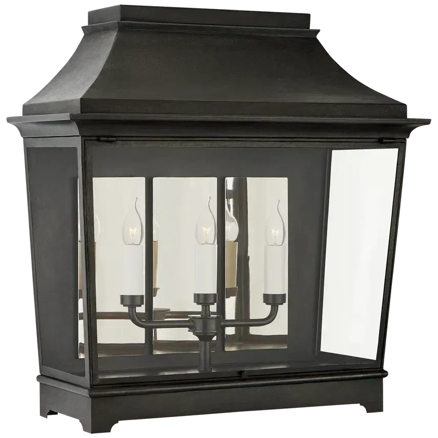 Rosedale Classic Wide 3/4 Wall Lantern