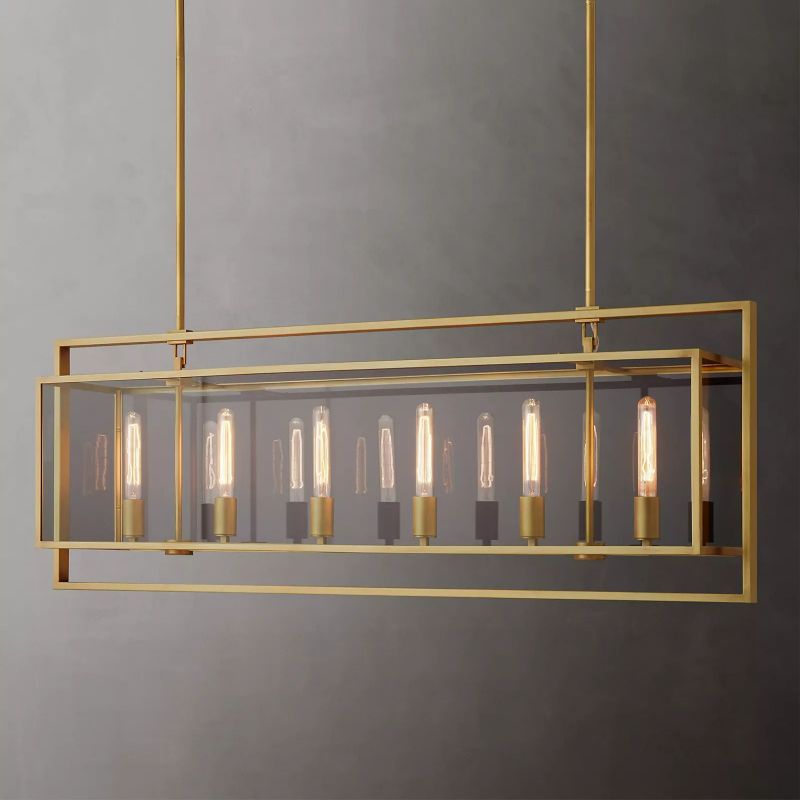 Baker Vintage Rectangle Chandelier
