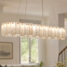 Modern Rectangular Layered Pendant Chandelier