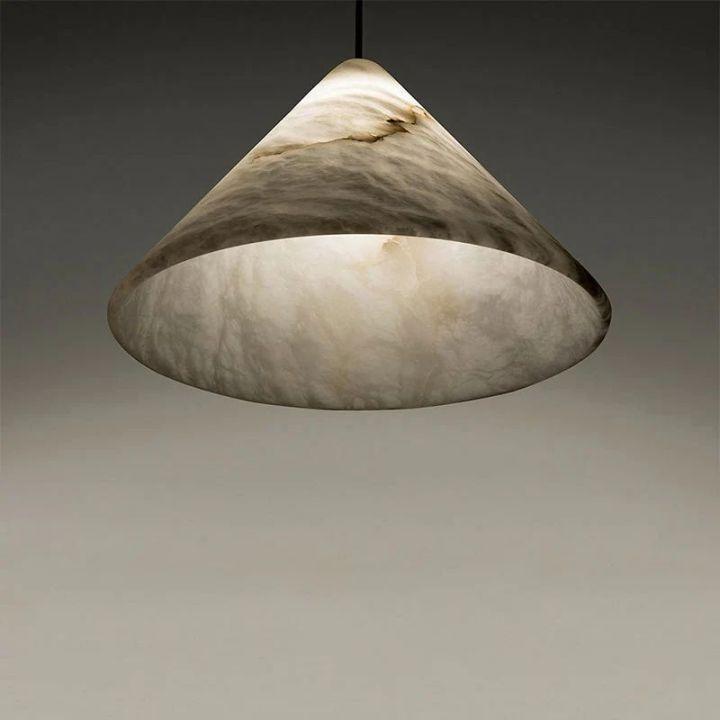 Modern Alabaster Kitchen Island Pendant Light