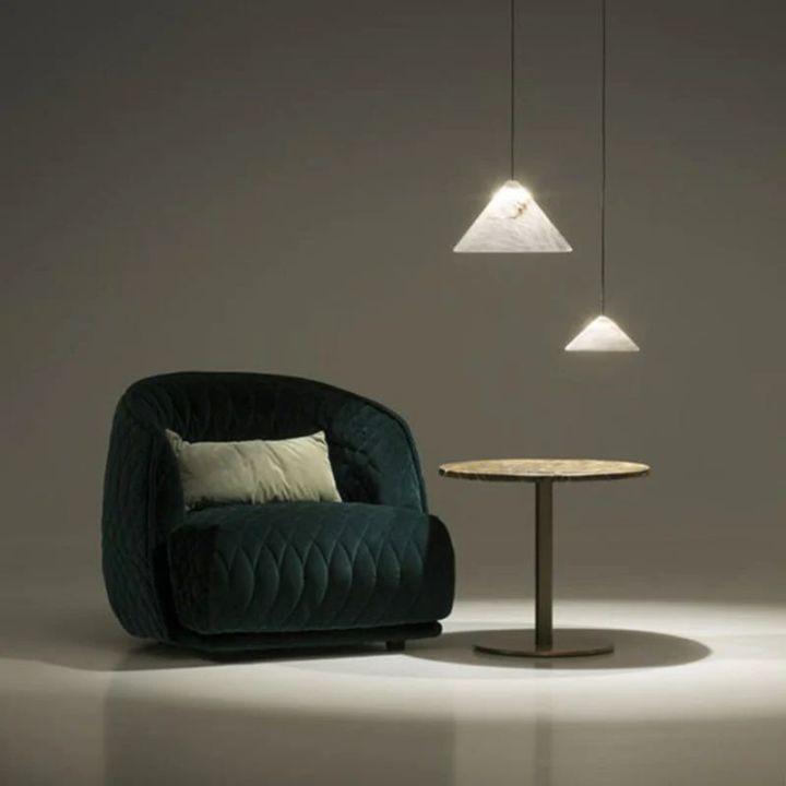 Modern Alabaster Kitchen Island Pendant Light