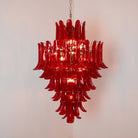 Murano Crimson Cascade Chandelier - Vakkerlight