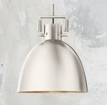 Machine Metal Cloche Pendant