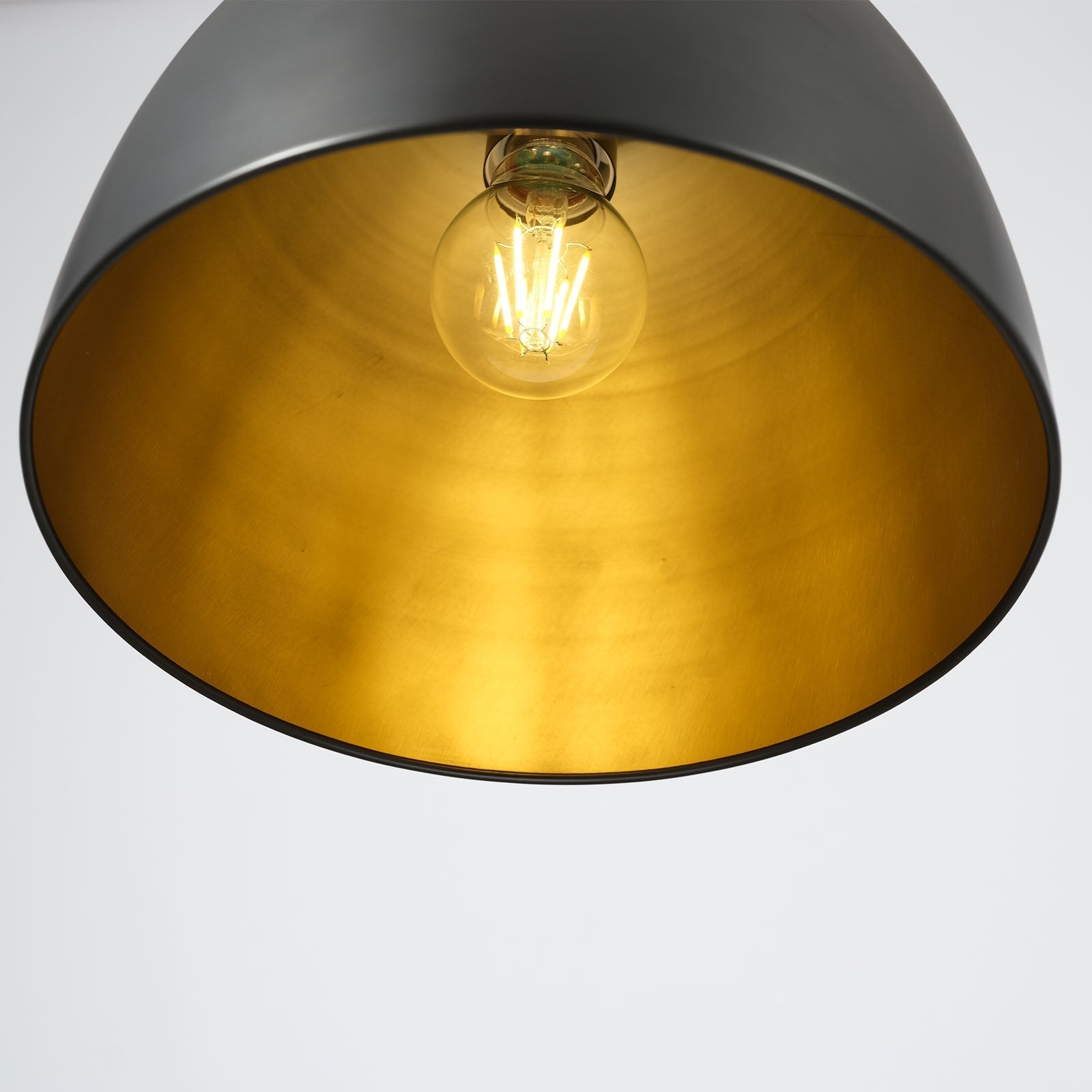 Machine Metal Cloche Pendant