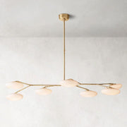 Navy Linear Chandelier 61"