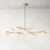 Navy Linear Chandelier 65"