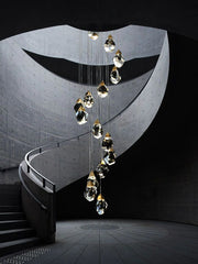 Blushlighting Crystal Staircase Chandelier