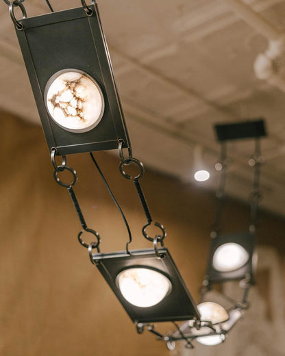 Alabaster Mina Swag Chandelier
