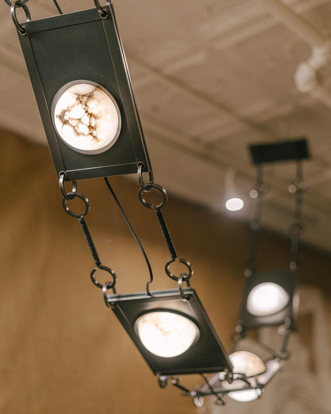 Alabaster Mina Swag Chandelier