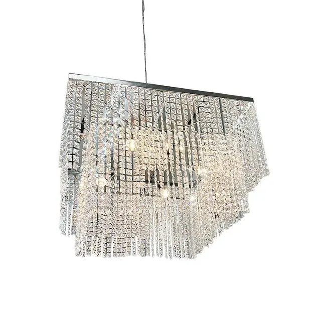 Fendi Modern Square Crystal Chandelier
