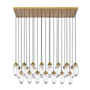 Oval Linear Chandelier