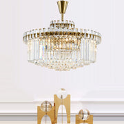 Blus Lighting Phyllaris Crystal Chandelier