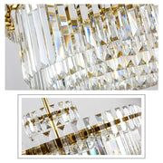 Blus Lighting Phyllaris Crystal Chandelier