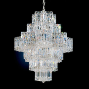 Multi-layers Modern Fashion Popular Star-shaped Crystal Chandelier For Small Living/Dining Room, Staircase