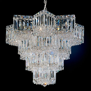 Multi-layers Modern Fashion Popular Star-shaped Crystal Chandelier For Small Living/Dining Room, Staircase