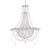 Italian Romantic Beaded Crystal Chandelier Modern Luxury Showroom, Princess Room Decorative Light Fixture