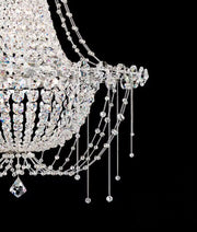 Italian Romantic Beaded Crystal Chandelier Modern Luxury Showroom, Princess Room Decorative Light Fixture