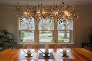 Blushlighting Modern Creative Fashion Stainless Steel Decorative Chandelier Dining / Living Room / Bar / Cafe