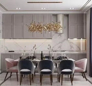 Blushlighting Modern Creative Fashion Stainless Steel Decorative Chandelier Dining / Living Room / Bar / Cafe