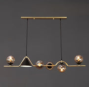 Scandinavian 2023 New Personalized Creative Magic Bean Bubble Dining Table Chandelier Bar Kitchen Island Long Pendant Light